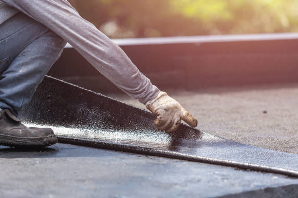 Professional Interior Drainage System technician working in Harveysburg, OH